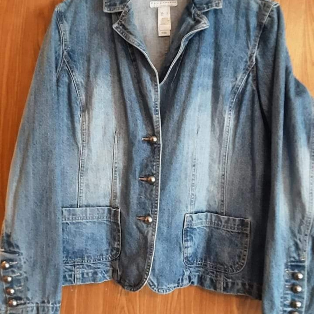 Liz Claiborne Denim Jacket L